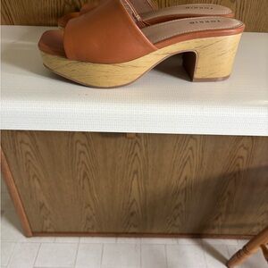 Torrid Women's Brown Platform Mules